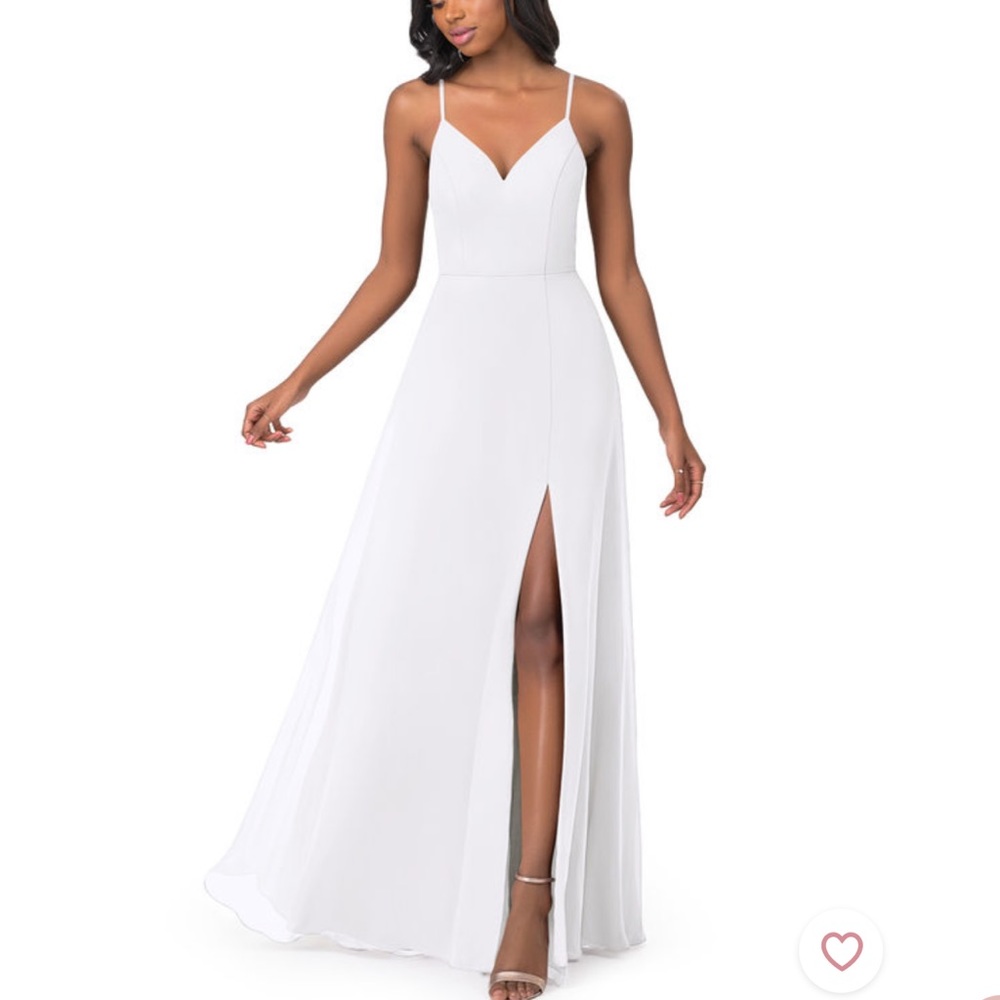 Azazie Lena - White Dress
